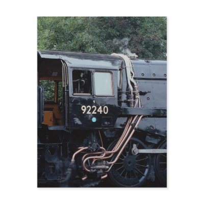 92240 Class 9F at Sheffield Park Post Cards by transports