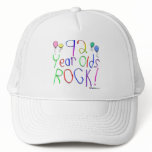 92 Year Olds Rock ! Mesh Hats