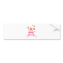93 Year Old Birthday Cake Bumper Sticker