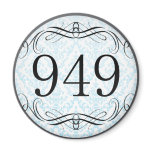 949 Area Code Fridge Magnets