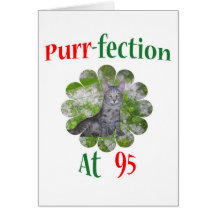 95 Purr-fection Greeting Cards