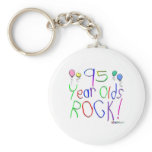 95 Year Olds Rock! Keychain