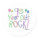 95 Year Olds Rock! Sticker