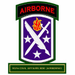 95th Civil Affairs Brigade - Airborne SSI photo sculptures