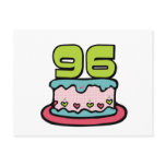 96 Year Old Birthday Cake Post Card