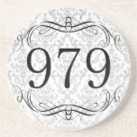 979 Area Code Drink Coaster