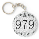 979 Area Code Key Chains