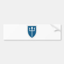 97th Infantry Division Insignia Bumper Sticker