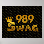 989 Area Code Swag Posters