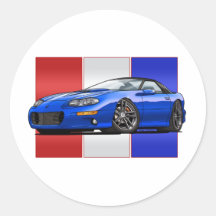 98-02 Camaro SS Round Stickers