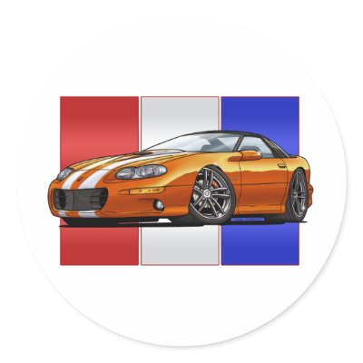 98-02 Camaro SS Sticker by grapeapedesign