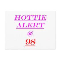 98 Hottie Alert Postcards