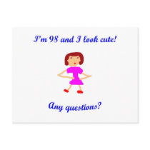 98  I'm 98 and I look cute!