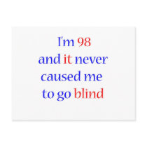 98 never gone blind