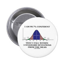 99.7% Confident Within 3 Standard Deviations Mean Pin