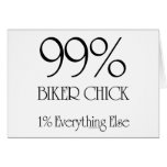 99% Biker Chick Cards