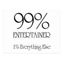 99% Entertainer Postcards