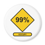99% Occupy Fridge Magnet