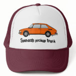 99_orange, Swedish pickup truck Trucker Hats