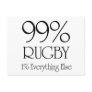 99% Rugby Postcard
