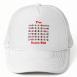 99 Years old Blk Red Mesh Hat
