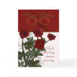 99th Birthday Card With Roses