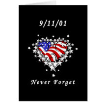 9/11/01 Patriotic Tattoo Card