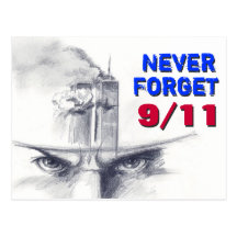 9/11 "America's Anger" postcard