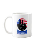 9-11 fireman firefighter american flag twin tower coffee mug