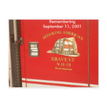 9-11 Firemen Postcard
