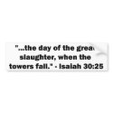 9/11 in the Bible bumper stickers
