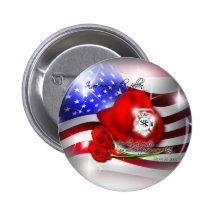 9/11 Memorial Button