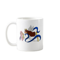 9/11 Memorial Ribbon, Ethnic Angel Coffee Mugs
