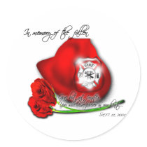 9/11 memorial Sticker