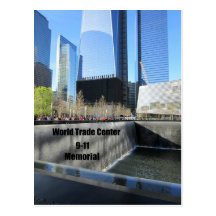 9/11 Memorial, World Trade Centre, New York City Postcard