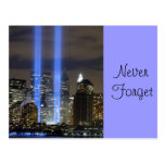 9 11 Never Forget, Always Remember Post Card