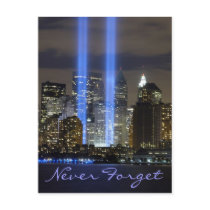 9 11 Never Forget, Always Remember Postcard