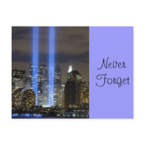 9 11 Never Forget, Always Remember Post Card