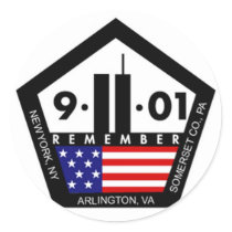 9 11 Never Forget, Always Remember Stickers