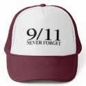 9/11 Never Forget hats