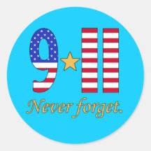 9-11 Never Forget Products Sticker