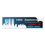 9/11 September 11th - Customised Bumper Sticker bumper stickers