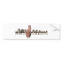 9/11 Skyline Memorial Symbol Bumper Sticker