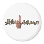 9/11  Skyline Memorial Symbol Magnet