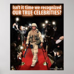 9/11 War - True Celebrities: Protest Poster posters