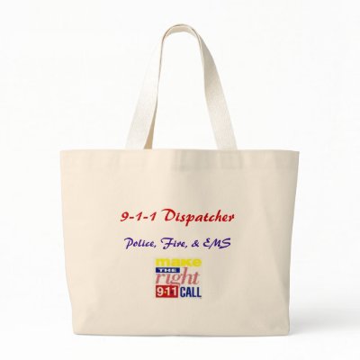 9-1-1 Dispatcher Tote Bag by lpuchala
