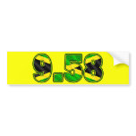 9.58 Athletes 100m Bumper Sticker