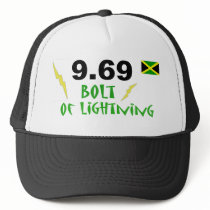 9.69 bolt of lightning trucker hats