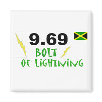9.69 bolt of lightning refrigerator magnet