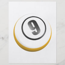 9 Ball Full Color Flyer